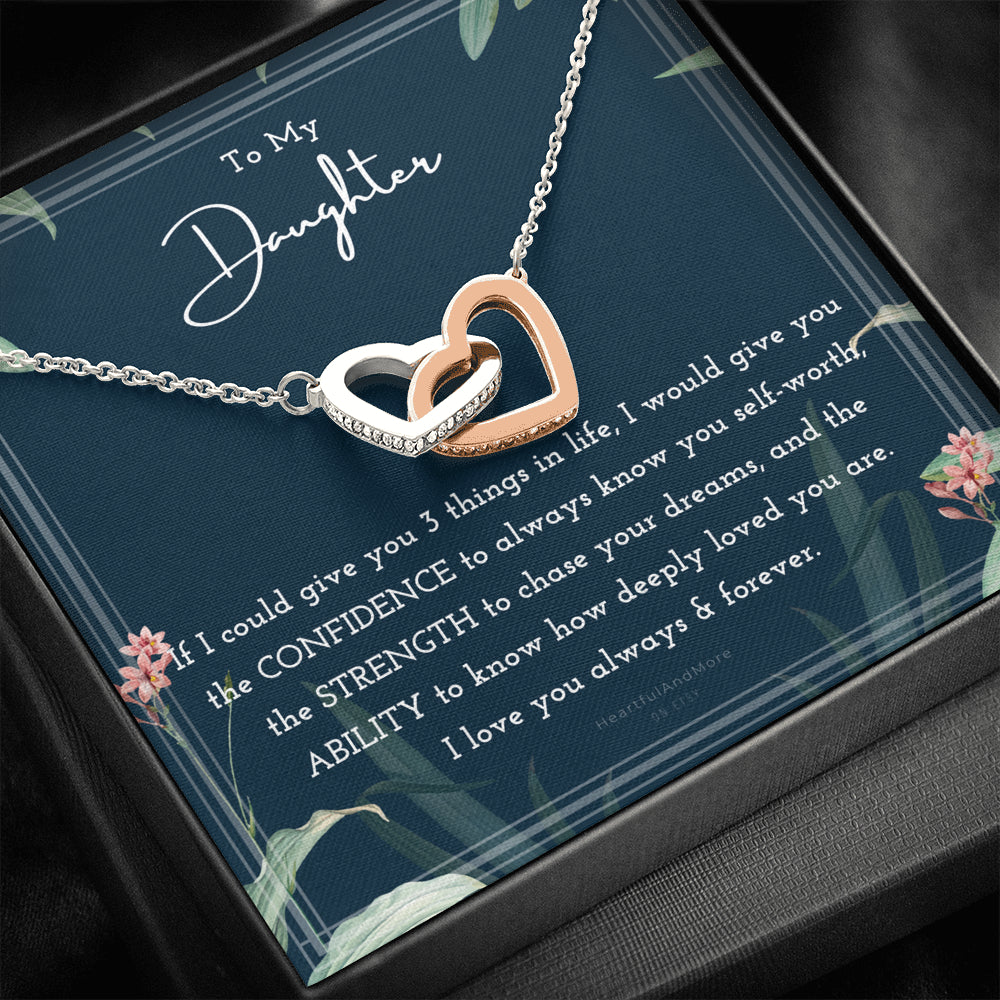 To My Daughter, Daughter Necklace, Anniversary Gift for Daughter, Daughter Gift, Gift for Daughter, Christmas, Birthday