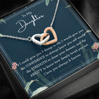 To My Daughter, Daughter Necklace, Anniversary Gift for Daughter, Daughter Gift, Gift for Daughter, Christmas, Birthday
