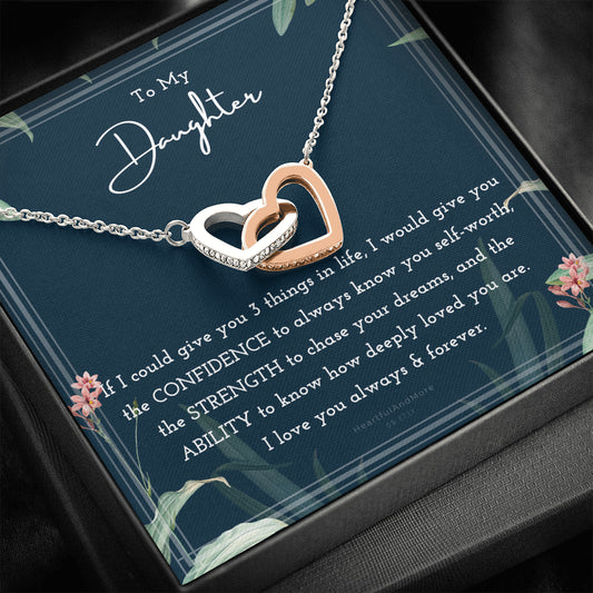 To My Daughter, Daughter Necklace, Anniversary Gift for Daughter, Daughter Gift, Gift for Daughter, Christmas, Birthday