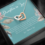 Daughter-In-Law Gift Necklace, Wedding Gift, Jewelry From Mother-In Law, Gift for Bride, Daughter-In-Heart