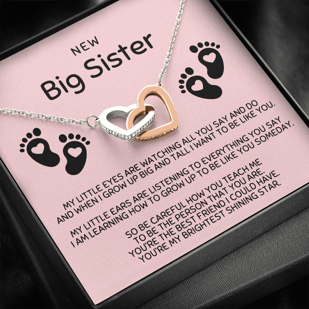 New Big Sister Gifts, Gifts for New Big Sister, Future Big Sister, Necklace, Gifts from Baby to Big Sister, Big Sister Gift From New Baby