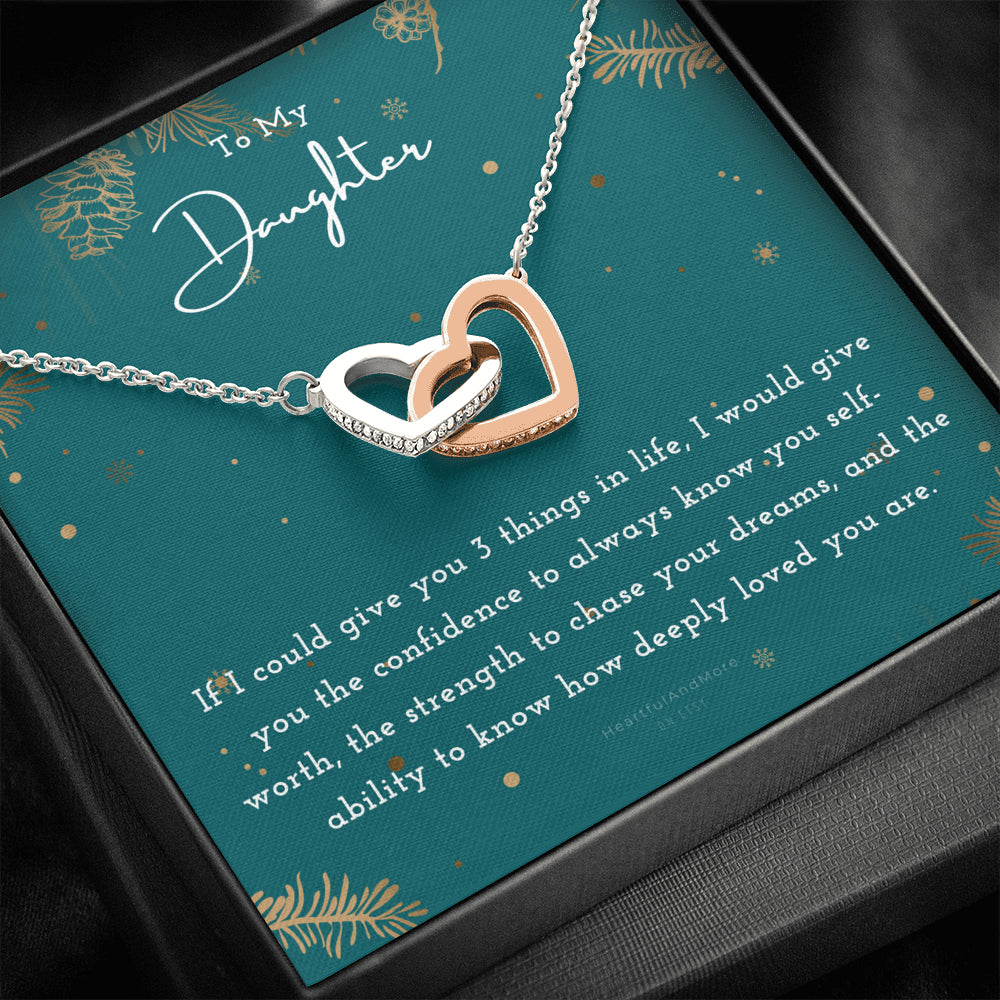 To My Daughter, Daughter Necklace, Anniversary Gift for Daughter, Daughter Gift, Gift for Daughter, Christmas, Birthday