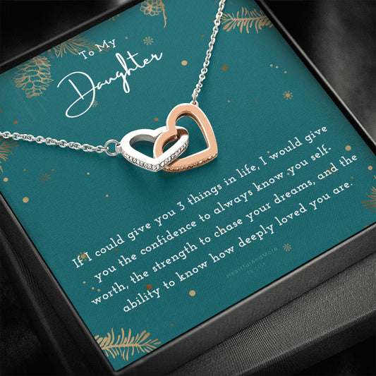To My Daughter, Daughter Necklace, Anniversary Gift for Daughter, Daughter Gift, Gift for Daughter, Christmas, Birthday