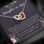 Daughter-In-Law Gift Necklace, Wedding Gift, Jewelry From Mother-In Law, Gift for Bride, Daughter-In-Heart