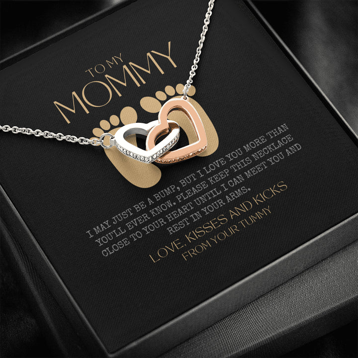 Baby shower gift | New Mommy Necklace | Pregnant Wife Gift | To My Mommy | I May Just Be A Bump But I Love You More Than You Ever Know | To mummy from bump | To Mommy to be | Pregnancy Gift for First Time Mom | New Mom in Hospital | Gift for Pregnant Wife