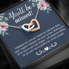 Thank You Gift, Appreciation Gift, Thank You Necklace, Leaving Job Gift for Coworker, Coworker Gift