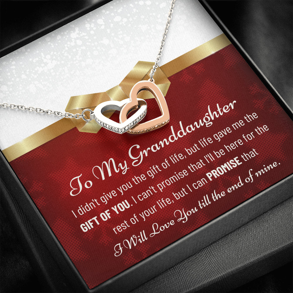To My Granddaughter, Christmas Gift for Granddaughter, Christmas Present for Granddaughter, Necklace Gift for Granddaughter From Grandma