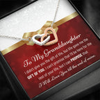 To My Granddaughter, Christmas Gift for Granddaughter, Christmas Present for Granddaughter, Necklace Gift for Granddaughter From Grandma