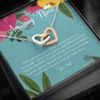 To My Amazing Niece, Straighten Your Crown Necklace, Aunt Niece Necklace, Niece Birthday Gift, Niece Graduation Gift