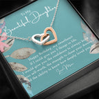 To My Daughter, Daughter Necklace, Anniversary Gift for Daughter, Daughter Gift, Gift for Daughter, Birthday Gift