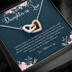 Daughter-In-Law Gift Necklace, Wedding Gift, Jewelry From Mother-In Law, Gift for Bride, Daughter-In-Heart