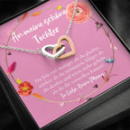 Halskette für Tochter, Geburtstagsgeschenk für Tochter, Goldene Herzen Kette für Tochter, Silberkette, Konfirmation Geschenk, für Tochter