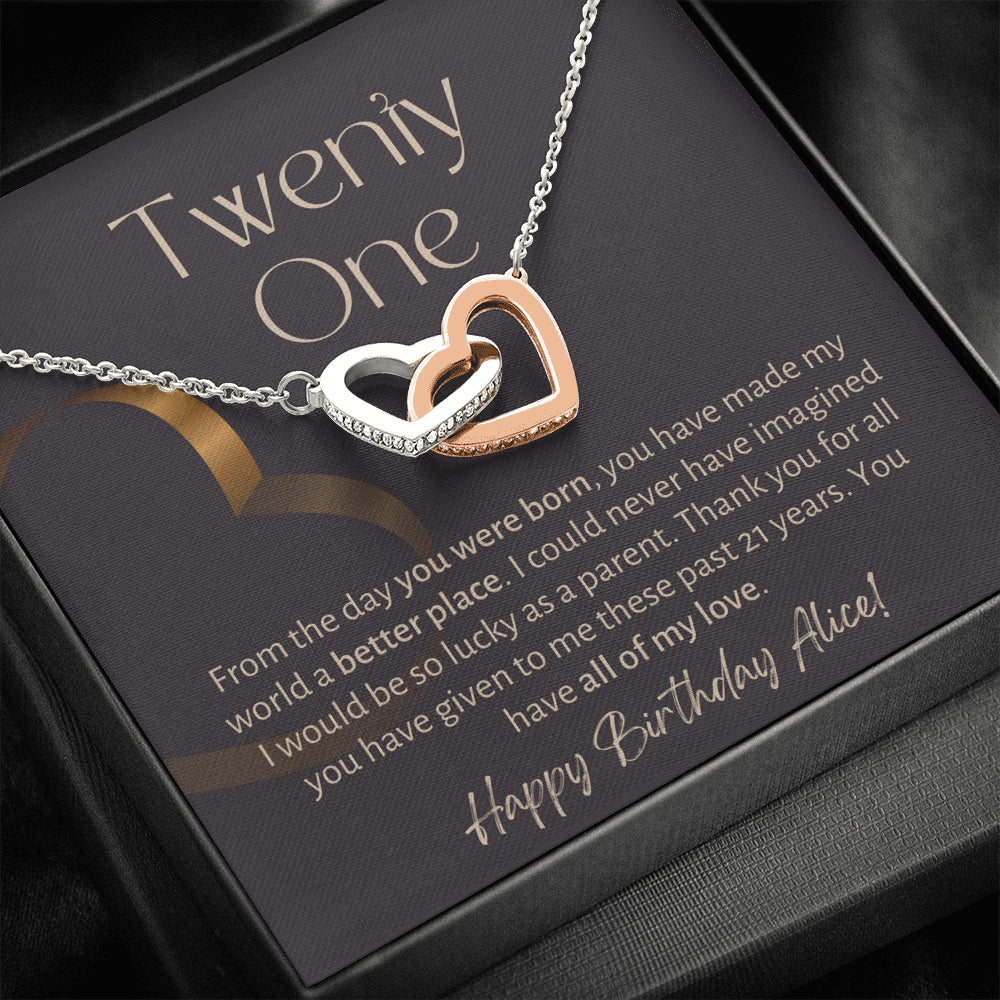 21st birthday gift for daughter