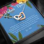 To My Badass Niece, Straighten Your Crown Necklace, Aunt Niece Necklace, Niece Birthday Gift, Niece Graduation Gift