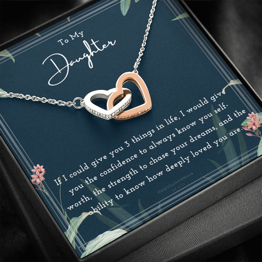 To My Daughter, Daughter Necklace, Anniversary Gift for Daughter, Daughter Gift, Gift for Daughter, Christmas, Birthday