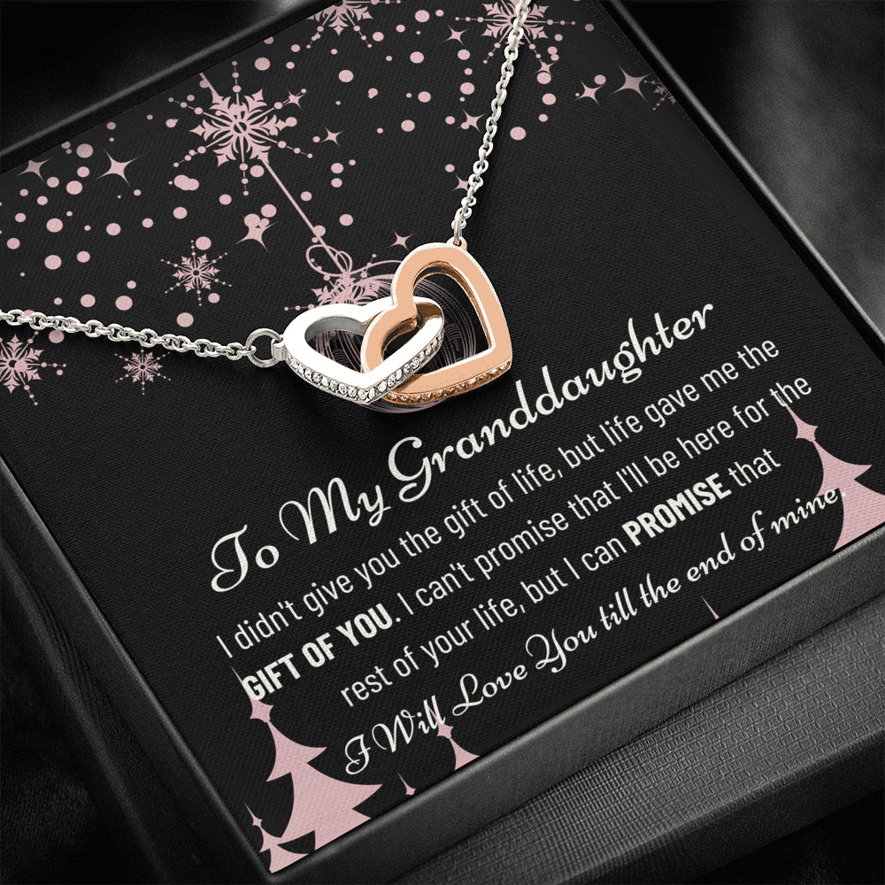 To My Granddaughter, Christmas Gift for Granddaughter, Christmas Present for Granddaughter, Necklace Gift for Granddaughter From Grandma
