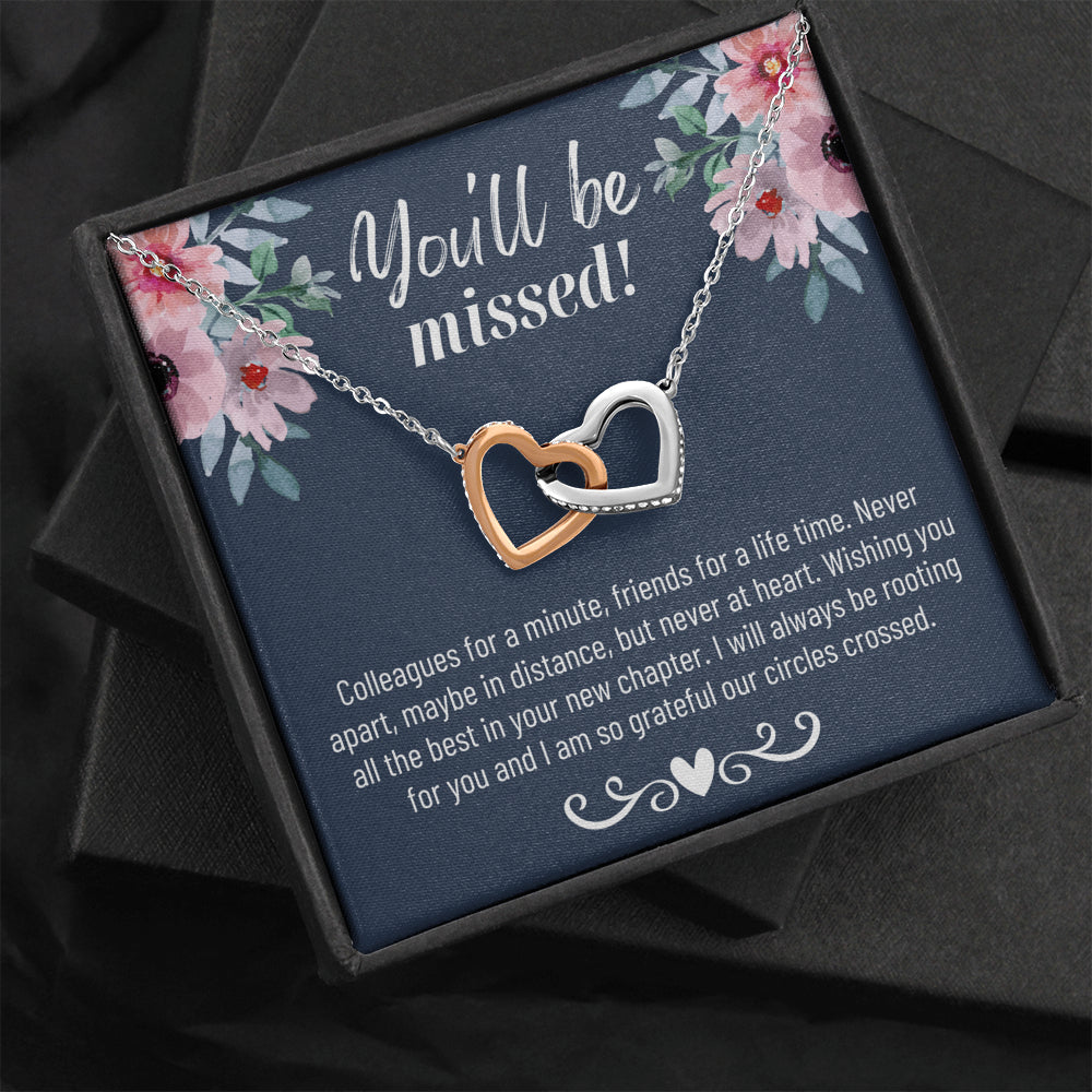 Thank You Gift, Appreciation Gift, Thank You Necklace, Leaving Job Gift for Coworker, Coworker Gift