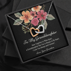 To My Granddaughter, Granddaughter Necklace For Christmas, Christmas Gift for Granddaughter