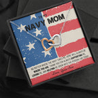 Military Mom Gift, Navy Mom Mothers Day, Navy Mom Gift, Deployment Gift, Navy Mom Necklace from Son, Military, Deploy Gift, Best Navy Mom