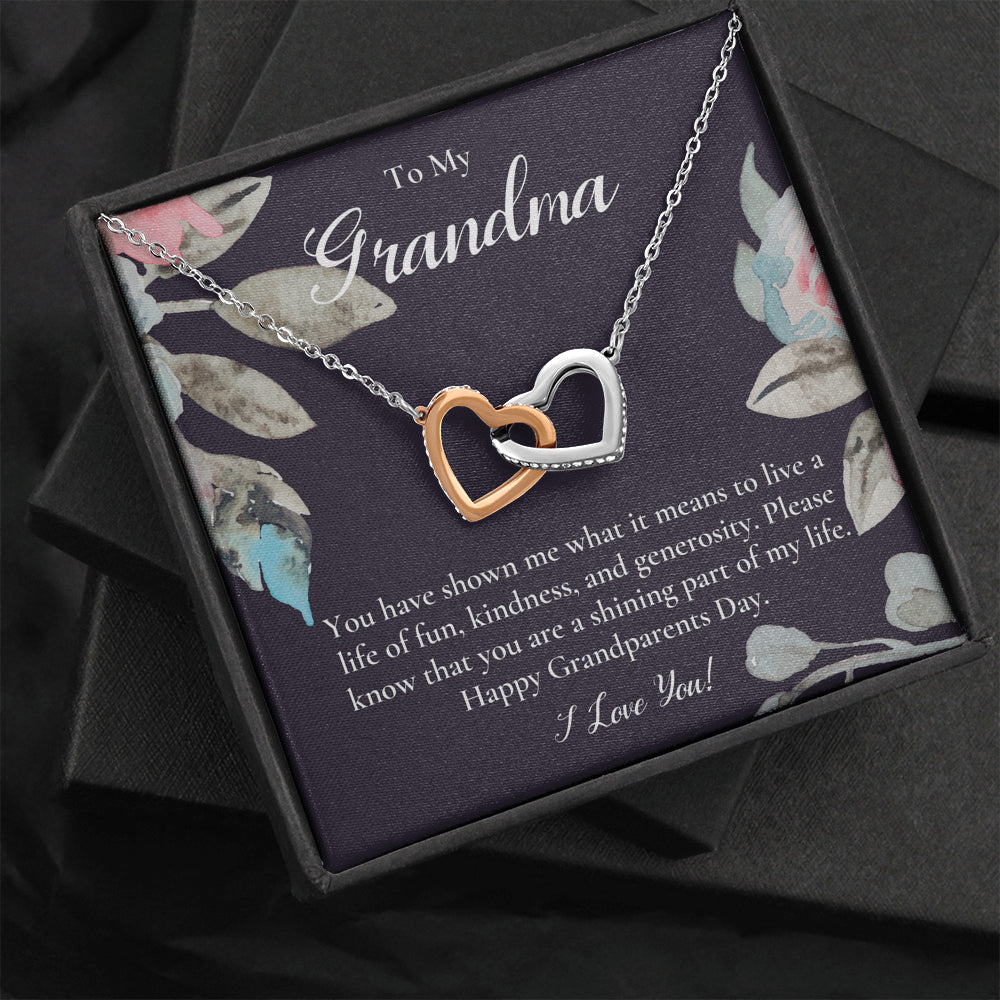 Gift For Grandma Necklace, Grandmother Birthday Gift From Granddaughter/Grandson, To My Grandma Necklace Gift, Grandmother Gift, Grandparents Day Gift