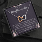 Daughter-In-Law Gift Necklace, Wedding Gift, Jewelry From Mother-In Law, Gift for Bride, Daughter-In-Heart