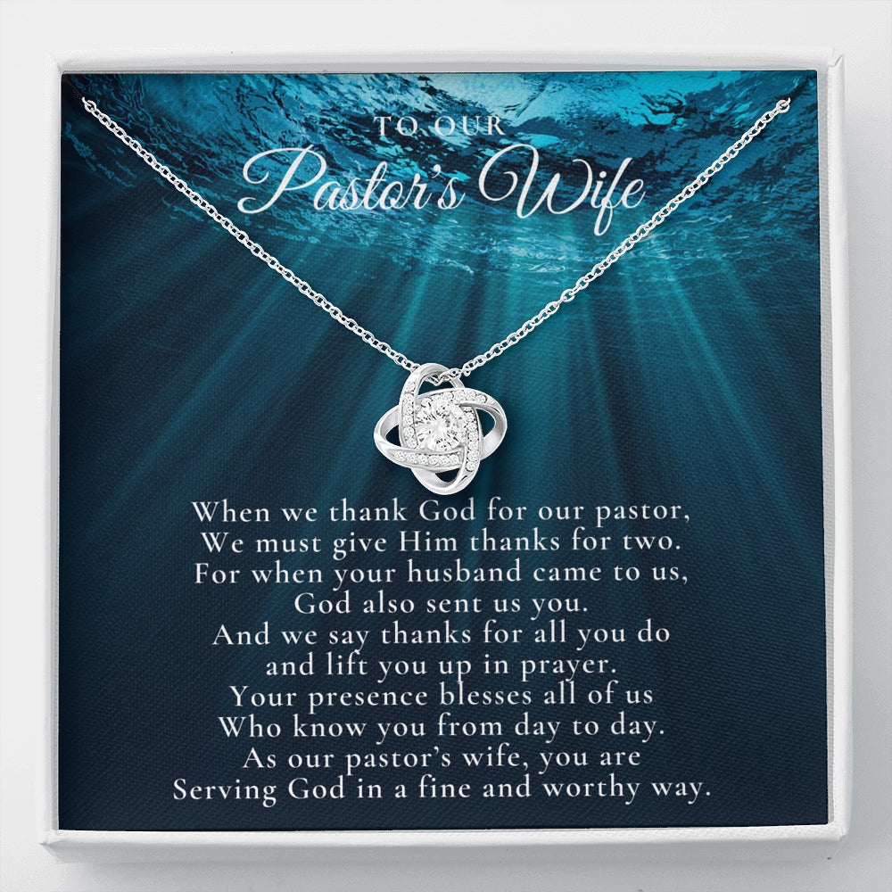 Pastor's Wife Appreciation Gift Necklace, Bible Study Gift, Christmas Present For Pastor's Wife, Best Preacher Wife Gift, Priest Wife Gift