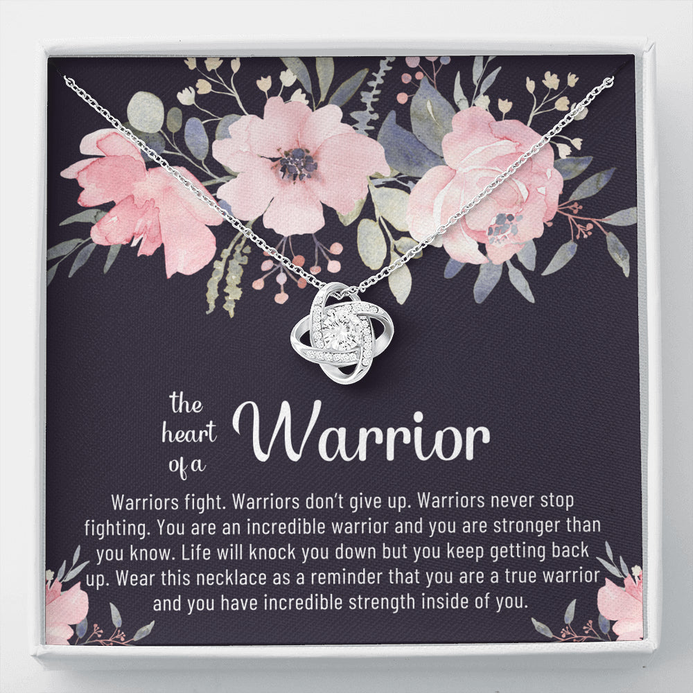 Cancer Survivor Gift - Love Knot Necklace