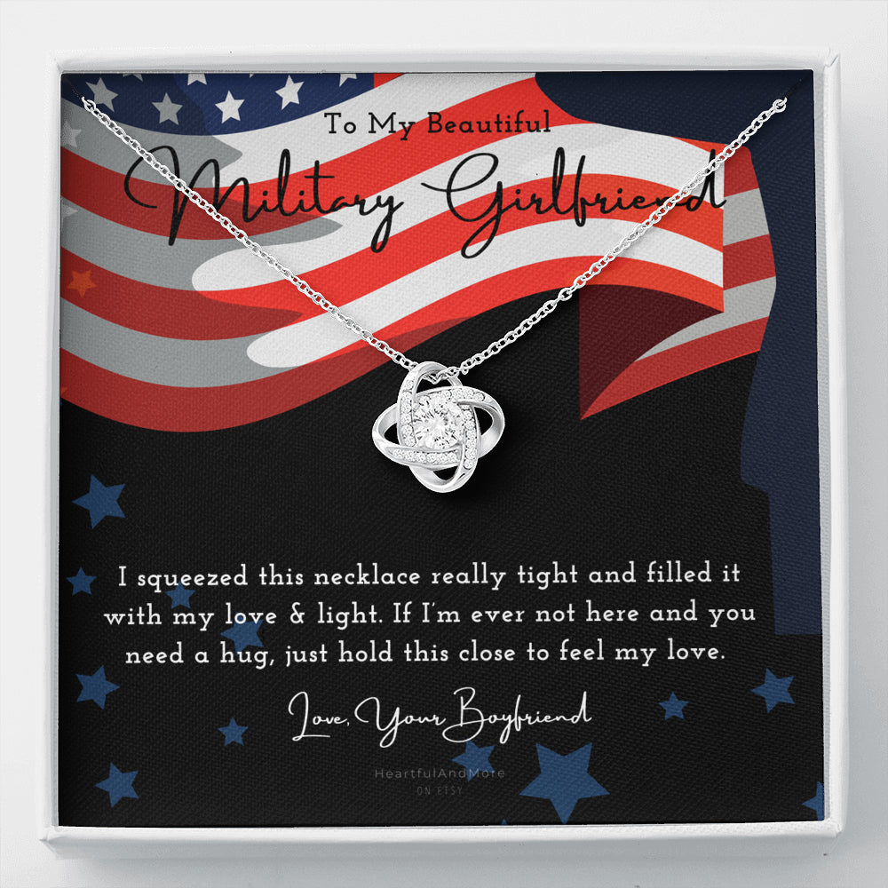 Army Girlfriend Gift, Best Military Girlfriend In The World, Deployment Gift, Gift for Military Girlfriend, Military, Deployment Necklace