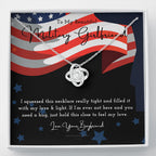 Army Girlfriend Gift, Best Military Girlfriend In The World, Deployment Gift, Gift for Military Girlfriend, Military, Deployment Necklace