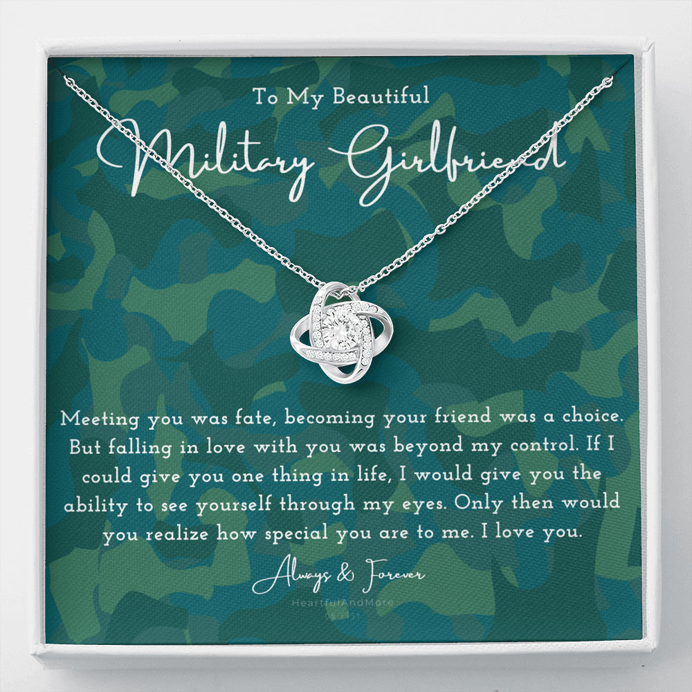 Army Girlfriend Gift, Best Military Girlfriend In The World, Deployment Gift, Gift for Military Girlfriend, Military, Deployment Necklace