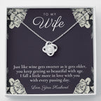 To My Wife Necklace, Anniversary Gift for Wife, Birthday Gift for Wife, Jewelry for Wife, Necklace for Wife, Gift for Wife Birthday