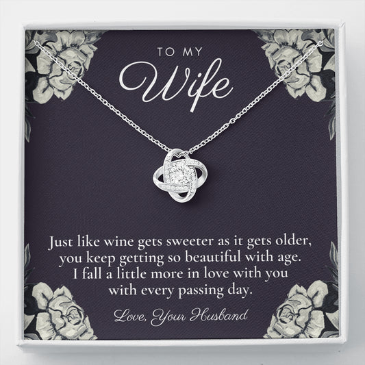 To My Wife Necklace, Anniversary Gift for Wife, Birthday Gift for Wife, Jewelry for Wife, Necklace for Wife, Gift for Wife Birthday