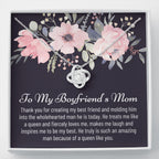 Gift for boyfriend's mom | Boyfriend's Mom Necklace | To my boyfriend’s Mom Gift | Mother’s day gift for Boyfriend's Mom