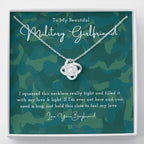 Army Girlfriend Gift, Best Military Girlfriend In The World, Deployment Gift, Gift for Military Girlfriend, Military, Deployment Necklace