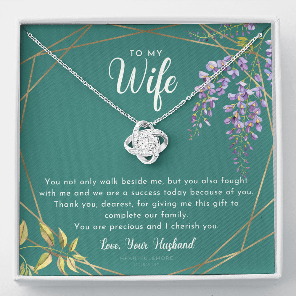 Postpartum Gift for Wife, Gift for Wife Post Pregnancy, Becoming A Mother Gift, Wife After Pregnancy Necklace, Wife Becoming A Mom