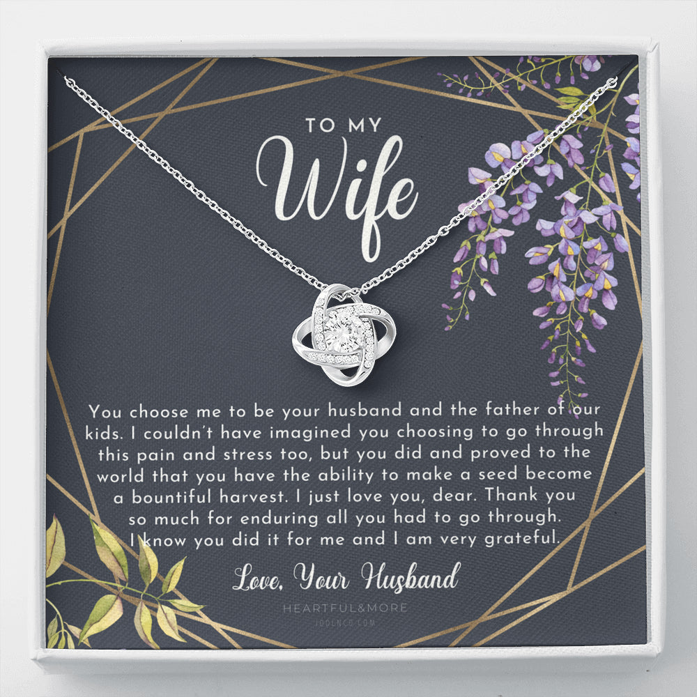 Postpartum Gift for Wife, Gift for Wife Post Pregnancy, Becoming A Mother Gift, Gift For Wife Birth, Wife After Pregnancy Necklace, Wife Becoming A Mom