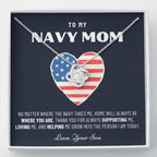 Military Mom Gift, Navy Mom Mothers Day, Navy Mom Gift, Deployment Gift, Navy Mom Necklace from Son, Military, Deploy Gift, Best Navy Mom