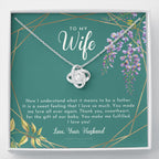 Postpartum Gift for Wife, Gift for Wife Post Pregnancy, Becoming A Mother Gift, Wife After Pregnancy Necklace, Wife Becoming A Mom