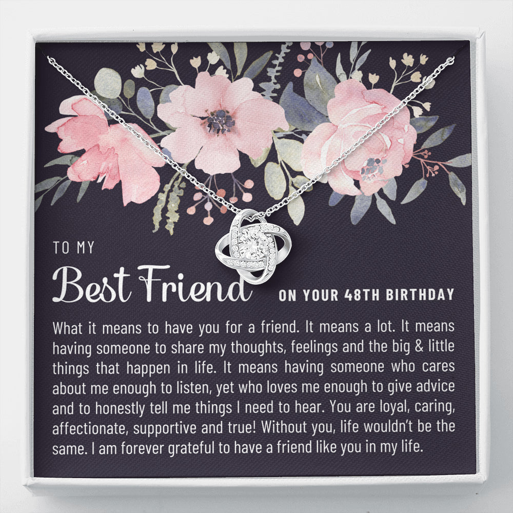 Friend Birthday48 Love Knot Necklace