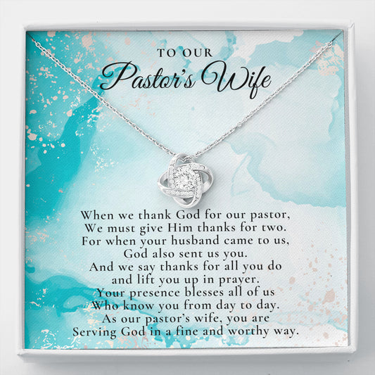 Pastor's Wife Appreciation Gift Necklace, Bible Study Gift, Christmas Present For Pastor's Wife, Best Preacher Wife Gift, Priest Wife Gift