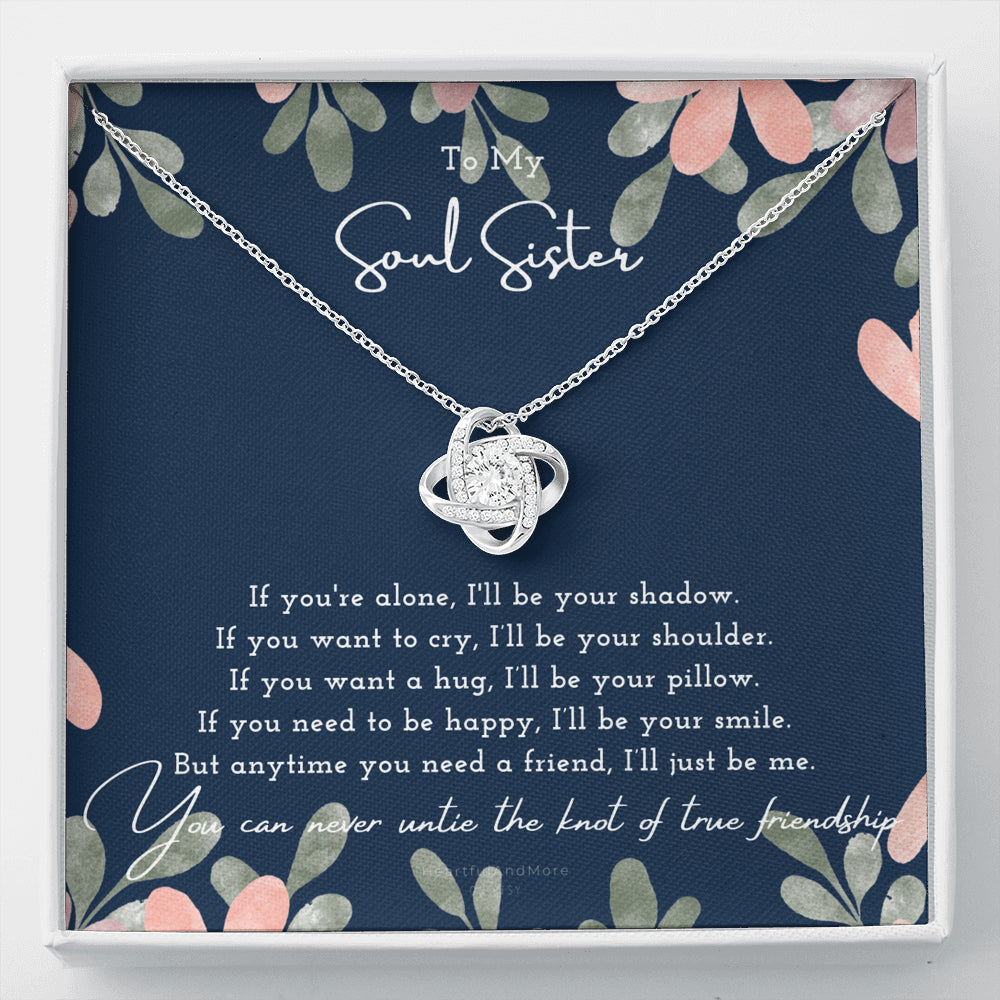 Knot of Friendship Gift, Best Friend necklace, Best Friend Gift, Gift For Friend, Friendship, Love Knot Necklace, Friend Forever Gifts