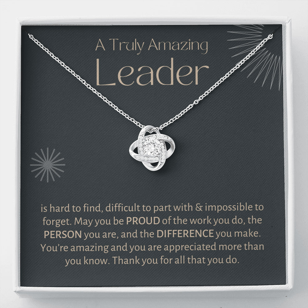 Leader Necklace Love Knot