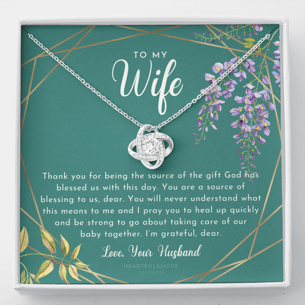 Postpartum Gift for Wife, Gift for Wife Post Pregnancy, Becoming A Mother Gift, Wife After Pregnancy Necklace, Wife Becoming A Mom