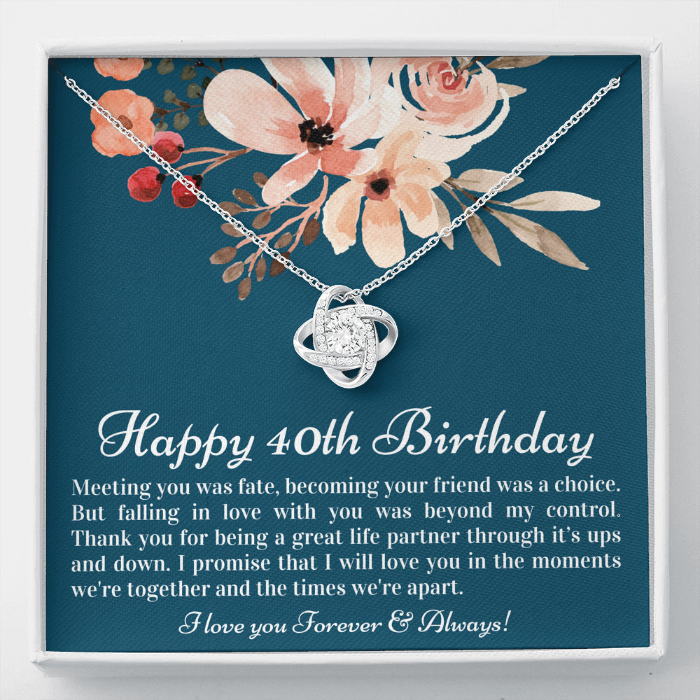 40th Wife Birthday Gift, Gift for Wife 40th Birthday, Birthday Gift for Wife Turning 40