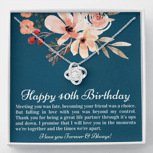 40th Wife Birthday Gift, Gift for Wife 40th Birthday, Birthday Gift for Wife Turning 40