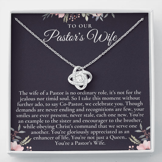 Pastor's Wife Appreciation Gift Necklace, Bible Study Gift, Christmas Present For Pastor's Wife, Best Preacher Wife Gift, Priest Wife Gift