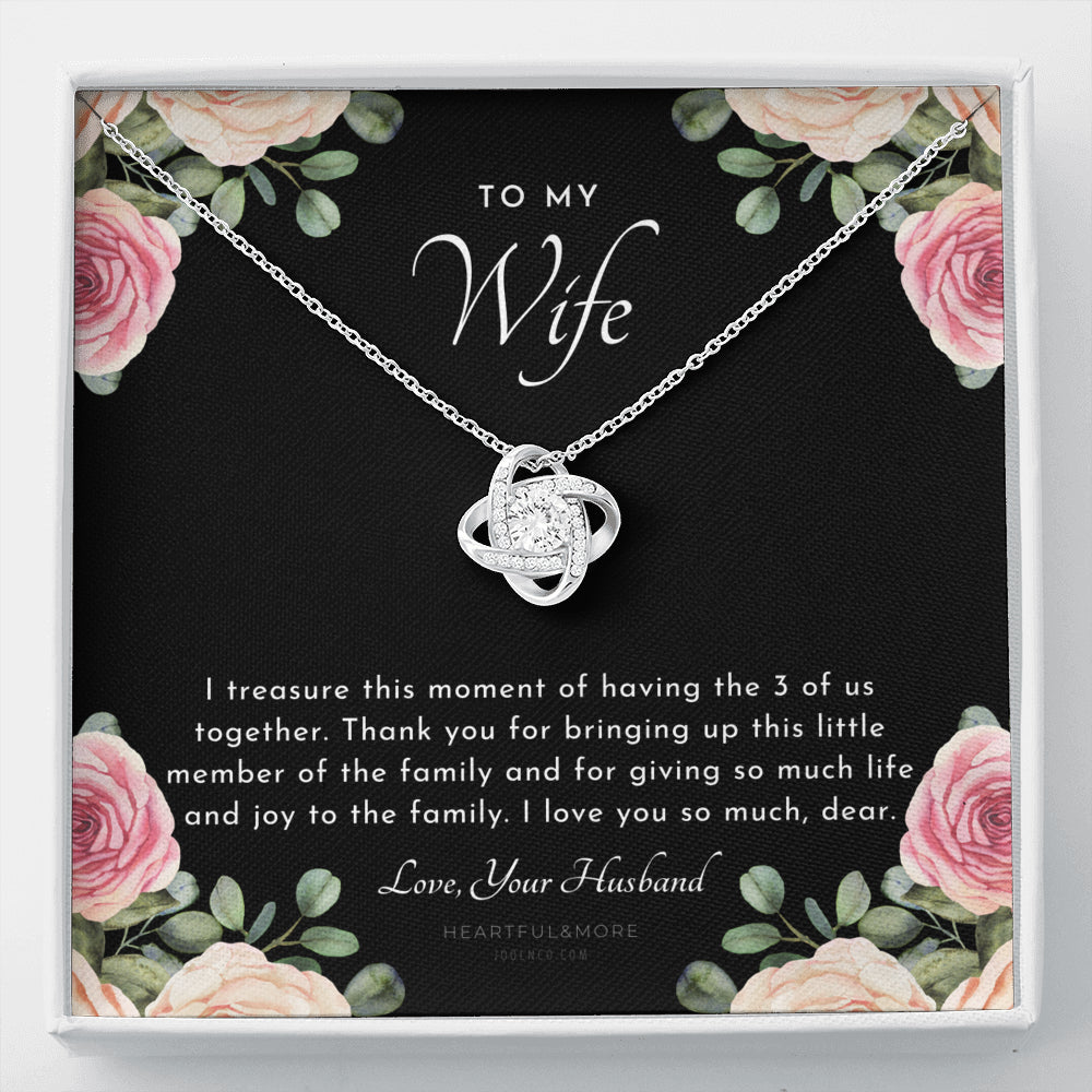 Postpartum Gift for Wife, Gift for Wife Post Pregnancy, Becoming A Mother Gift, Wife After Pregnancy Necklace, Wife Becoming A Mom
