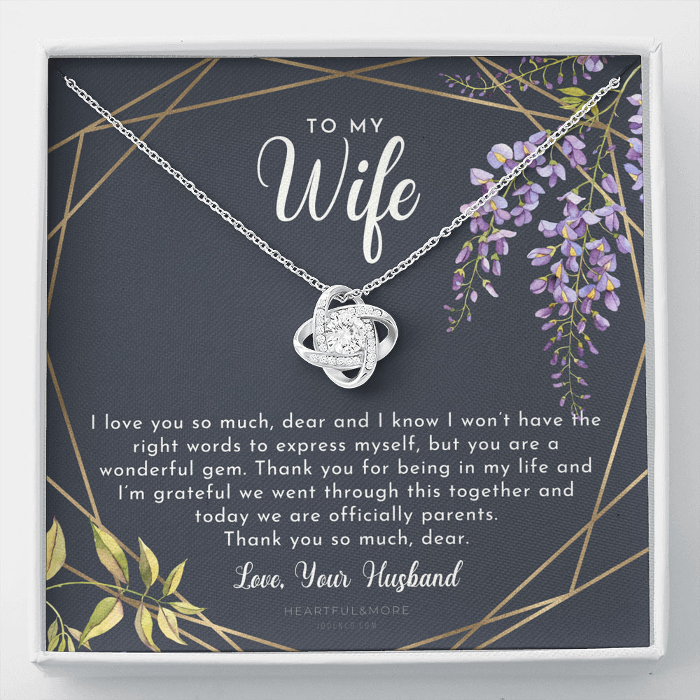 Postpartum Gift for Wife, Gift for Wife Post Pregnancy, Becoming A Mother Gift, Gift For Wife Birth, Wife After Pregnancy Necklace, Wife Becoming A Mom
