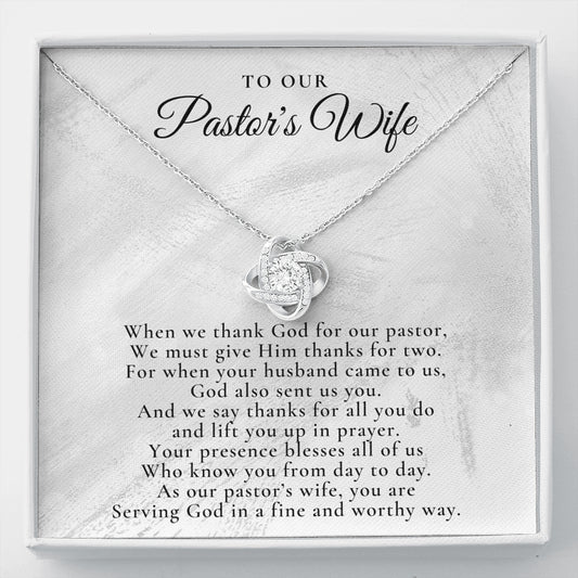 Pastor's Wife Appreciation Gift Necklace, Bible Study Gift, Christmas Present For Pastor's Wife, Best Preacher Wife Gift, Priest Wife Gift