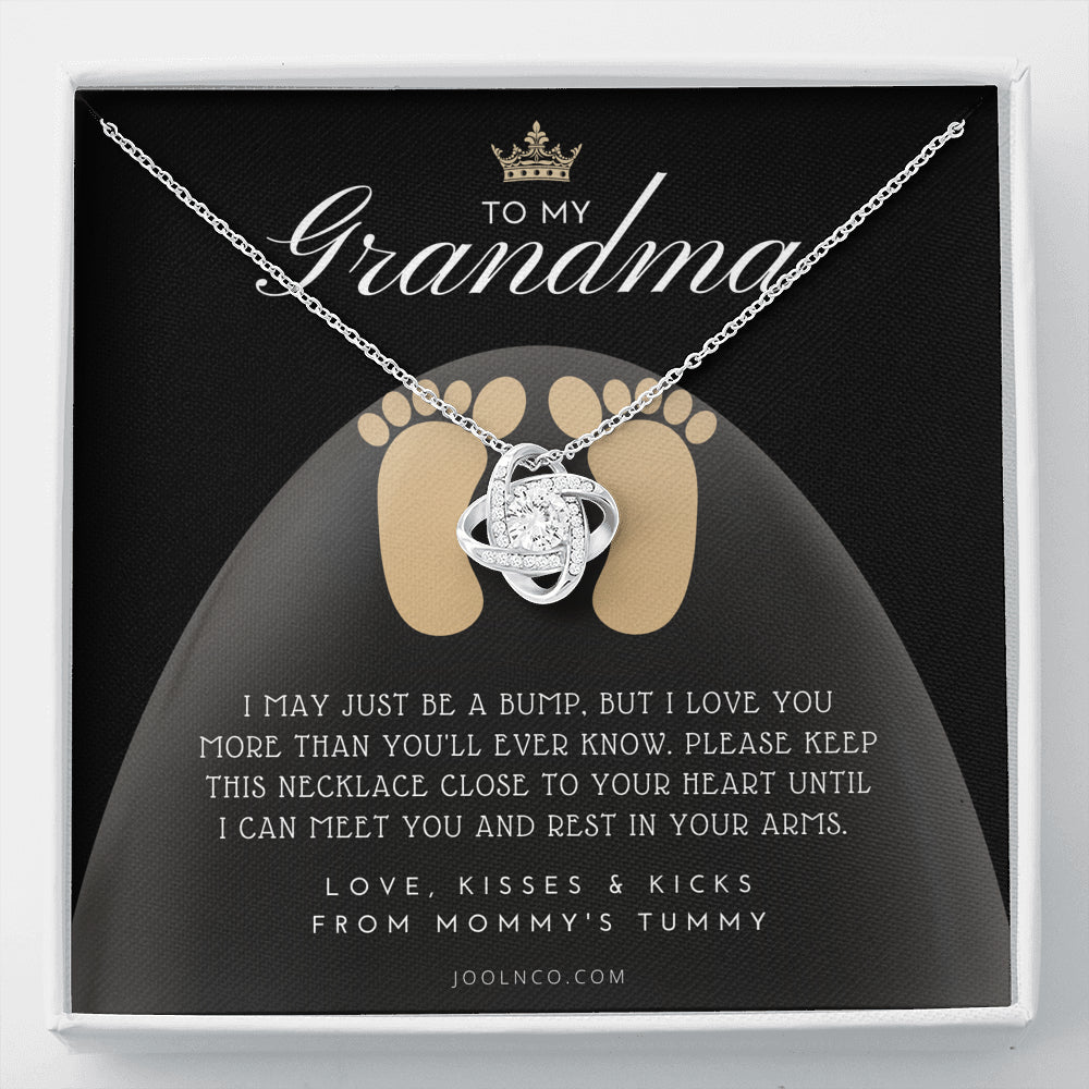 New Grandma Gift | Mom to Grandma Necklace | Pregnancy Announcement Grandparent | First Time Grandma Gifts | New Grandma Necklace